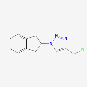 4-(chloromethyl)-1-(2,3-dihydro-1H-inden-2-yl)-1H-1,2,3-triazole