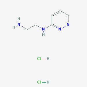 N1-(pyridazin-3-yl)ethane-1,2-diamine dihydrochloride