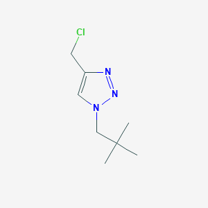 molecular formula C8H14ClN3 B1492742 4-(chloromethyl)-1-neopentyl-1H-1,2,3-triazole CAS No. 2092407-30-0
