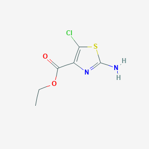 molecular formula C6H7ClN2O2S B149276 2-氨基-5-氯噻唑-4-羧酸乙酯 CAS No. 136539-01-0
