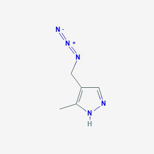 molecular formula C5H7N5 B1492767 4-(azidomethyl)-3-methyl-1H-pyrazole CAS No. 2098005-33-3