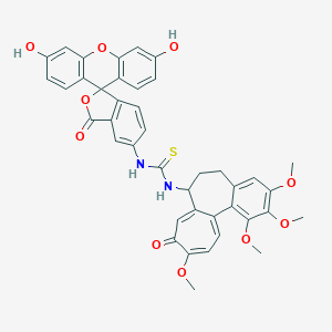 molecular formula C41H34N2O10S B149278 Colchicine fluorescein CAS No. 66091-34-7
