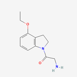 molecular formula C12H16N2O2 B1492826 2-Amino-1-(4-ethoxyindolin-1-yl)ethan-1-one CAS No. 2091214-50-3