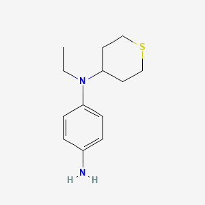 molecular formula C13H20N2S B1492877 N1-ethyl-N1-(tetrahydro-2H-thiopyran-4-yl)benzene-1,4-diamine CAS No. 2090385-77-4