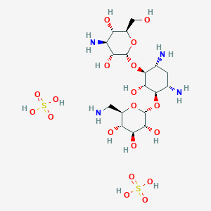 molecular formula C18H38N4O15S B014929 Kanamycin A Sulfate CAS No. 64013-70-3