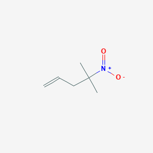molecular formula C6H11NO2 B149297 4-Methyl-4-nitropent-1-ene CAS No. 81500-64-3
