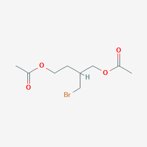 B149299 4-Acetoxy-2-bromomethylbutyl acetate CAS No. 126617-57-0