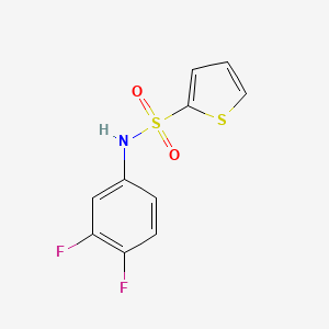 molecular formula C10H7F2NO2S2 B14930024 N-(3,4-difluorophenyl)thiophene-2-sulfonamide 