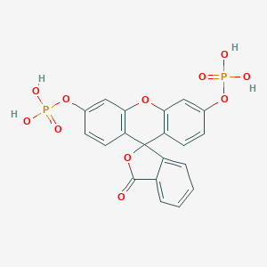molecular formula C20H14O11P2 B149303 3,6-Fluorescein diphosphate CAS No. 134869-03-7