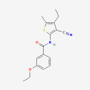 molecular formula C17H18N2O2S B14930448 N-(3-cyano-4-ethyl-5-methylthiophen-2-yl)-3-ethoxybenzamide 