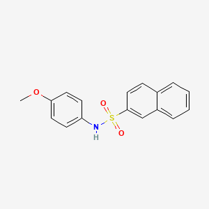 molecular formula C17H15NO3S B14930947 N-(4-Methoxyphenyl)-2-naphthalenesulfonamide 