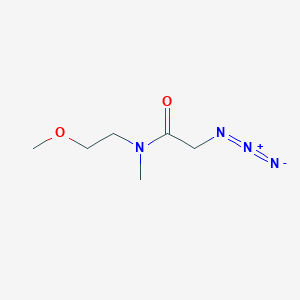 molecular formula C6H12N4O2 B1493154 2-azido-N-(2-methoxyethyl)-N-methylacetamide CAS No. 2097957-83-8