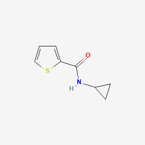 molecular formula C8H9NOS B14932014 N-cyclopropylthiophene-2-carboxamide 