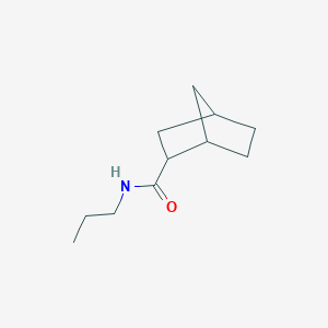 molecular formula C11H19NO B14932228 N-propylbicyclo[2.2.1]heptane-2-carboxamide 
