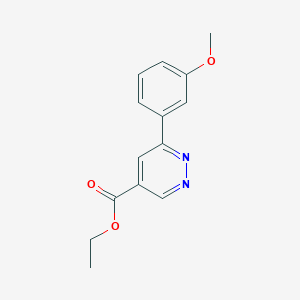 Ethyl 6-(3-methoxyphenyl)pyridazine-4-carboxylate