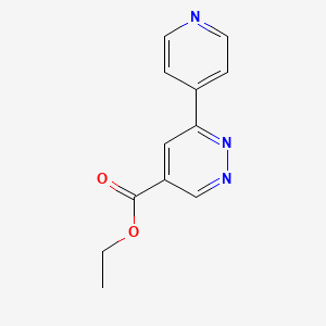 Ethyl 6-(pyridin-4-yl)pyridazine-4-carboxylate