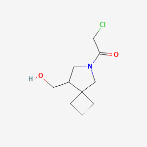 2-Chloro-1-(8-(hydroxymethyl)-6-azaspiro[3.4]octan-6-yl)ethan-1-one