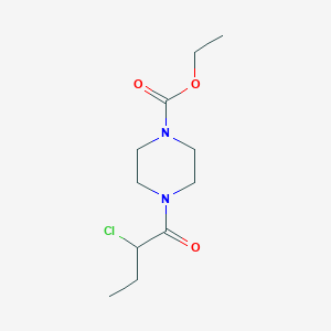 Ethyl 4-(2-chlorobutanoyl)piperazine-1-carboxylate