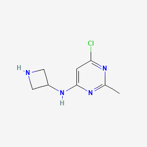 N-(azetidin-3-yl)-6-chloro-2-methylpyrimidin-4-amine