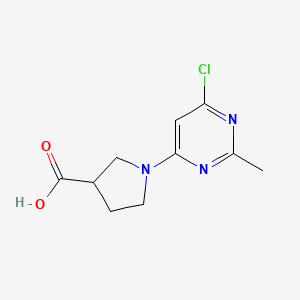 1-(6-Chloro-2-methylpyrimidin-4-yl)pyrrolidine-3-carboxylic acid