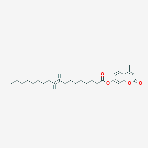 molecular formula C28H40O4 B149327 4-Methylumbelliferyl elaidate CAS No. 69003-01-6