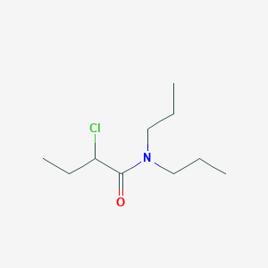 molecular formula C10H20ClNO B1493286 2-chloro-N,N-dipropylbutanamide CAS No. 2098073-88-0