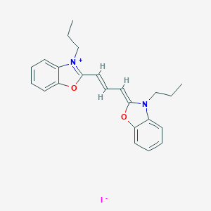 molecular formula C23H25IN2O2 B149333 3,3'-Dipropyloxacarbocyanine iodide CAS No. 53213-79-9