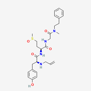 molecular formula C28H38N4O5S B1493341 allyl-Tyr-Met(O)-Gly-Unk 
