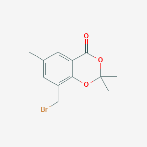 8-(Bromomethyl)-2,2,6-trimethyl-4H-benzo[d][1,3]dioxin-4-one
