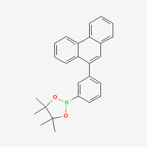 4,4,5,5-Tetramethyl-2-(3-(phenanthren-9-yl)phenyl)-1,3,2-dioxaborolane