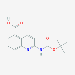 2-tert-Butoxycarbonylamino-quinoline-5-carboxylic acid