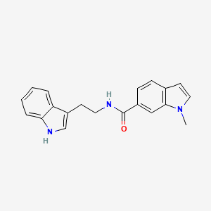 molecular formula C20H19N3O B14934577 N-[2-(1H-indol-3-yl)ethyl]-1-methyl-1H-indole-6-carboxamide 