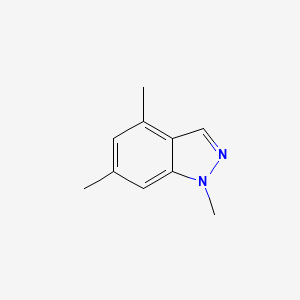 molecular formula C10H12N2 B1493483 1,4,6-Trimethyl-1H-indazole CAS No. 1236127-58-4