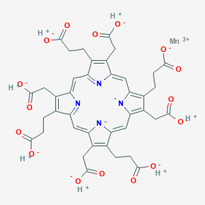molecular formula C40H35MnN4O16 B149352 Mn(III) Uroporphyrin I CAS No. 139385-04-9