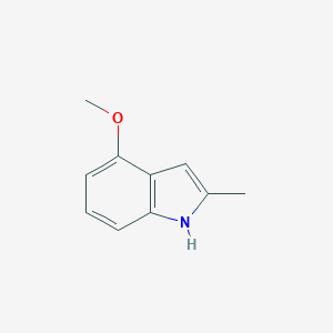 molecular formula C10H11NO B149355 4-甲氧基-2-甲基-1H-吲哚 CAS No. 17897-50-6