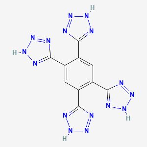molecular formula C10H6N16 B1493554 1,2,4,5-Tetrakis(1H-tetrazole-5-yl)benzene 