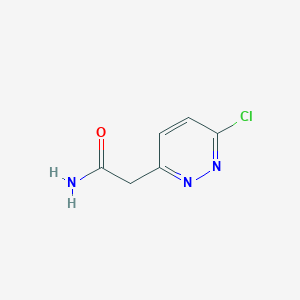 molecular formula C6H6ClN3O B1493562 2-(6-Chloropyridazin-3-yl)acetamide 