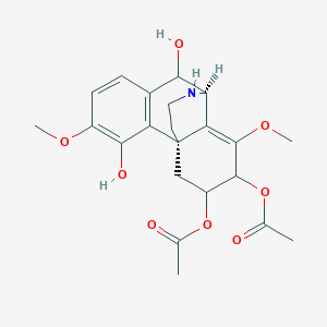 molecular formula C22H27NO8 B1493578 Fenfangjine G CAS No. 205533-81-9