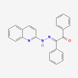 molecular formula C23H17N3O B1493584 Benzyl mono(2-quinolyl)hydrazone 