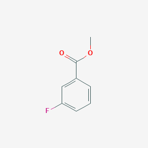 molecular formula C8H7FO2 B014936 Methyl 3-fluorobenzoate CAS No. 455-68-5