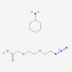 molecular formula C12H24N4O4 B1493603 8-Azido-3,6-dioxaoctanoic Acid Cyclohexylamine Salt CAS No. 2098500-94-6
