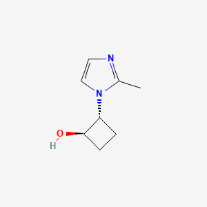 trans-2-(2-methyl-1H-imidazol-1-yl)cyclobutan-1-ol