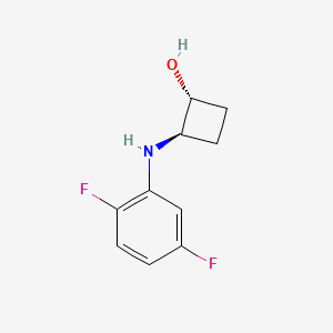 molecular formula C10H11F2NO B1493632 trans-2-[(2,5-Difluorophenyl)amino]cyclobutan-1-ol CAS No. 2164704-78-1