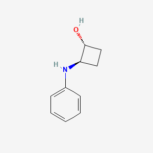 trans-2-(Phenylamino)cyclobutan-1-ol