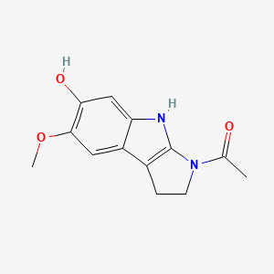 molecular formula C13H14N2O3 B1493641 cyclic 6-Hydroxymelatonin CAS No. 1020687-73-3