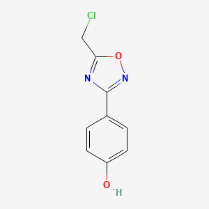 4-(5-Chloromethyl-[1,2,4]oxadiazol-3-yl)-phenol
