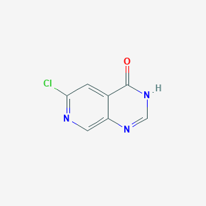 molecular formula C7H4ClN3O B1493660 6-Chloropyrido[3,4-d]pyrimidin-4(3H)-one CAS No. 171178-47-5
