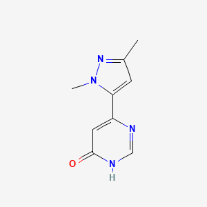 6-(1,3-dimethyl-1H-pyrazol-5-yl)pyrimidin-4-ol