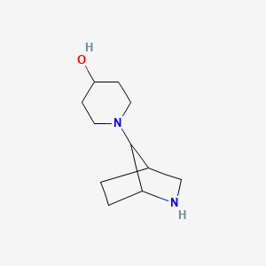 1-(2-Azabicyclo[2.2.1]hept-7-yl)-4-piperidinol