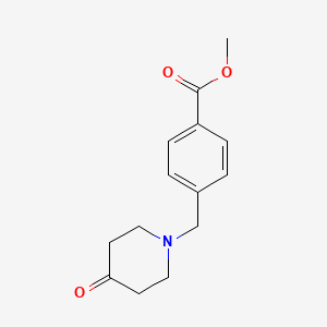 Methyl 4-((4-oxopiperidin-1-yl)methyl)benzoate